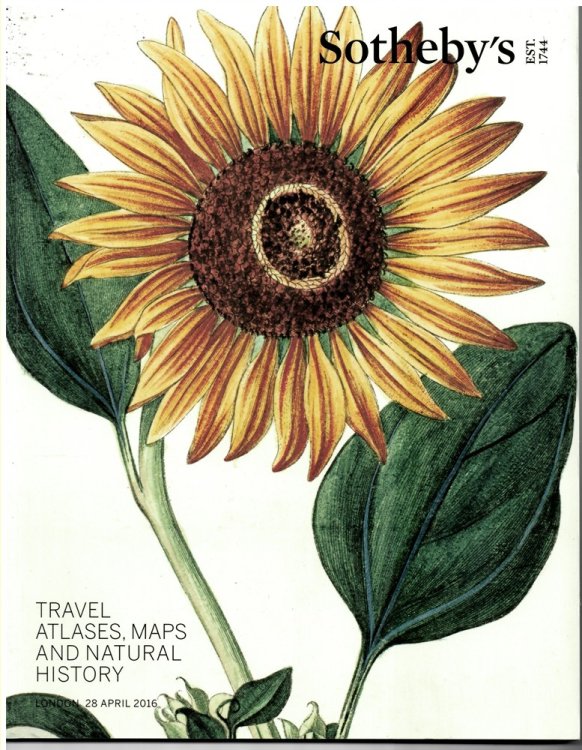 Travel, Atlases, Maps and Natural History. London 28 April 2016