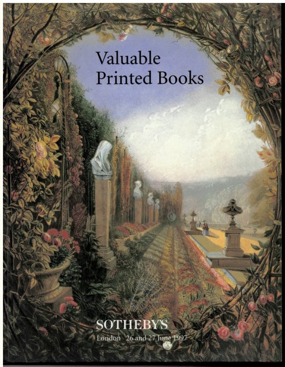 Image for Valuable Printed Books. London 26 and 27 June 1997 Valuable Printed Books. London 26 and 27 June 1997