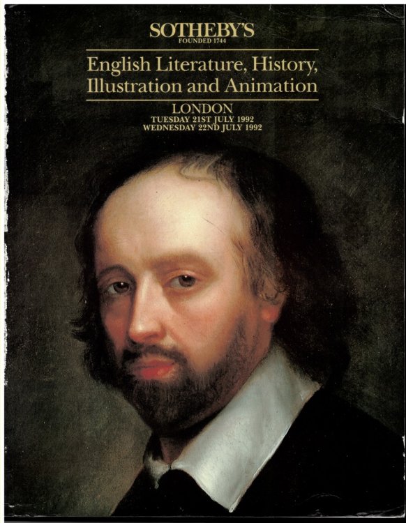 English Literature, History, Illustartion and Animation. London. Tuesday 21st July 1992 Wednesday 22nd July 1992
