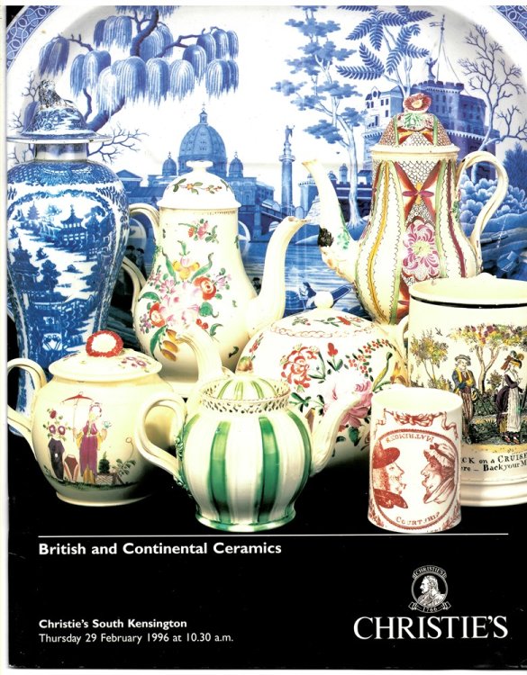 Image for British and Continental Ceramics. South Kensington 29 February 1996 British and Continental Ceramics. South Kensington 29 February 1996