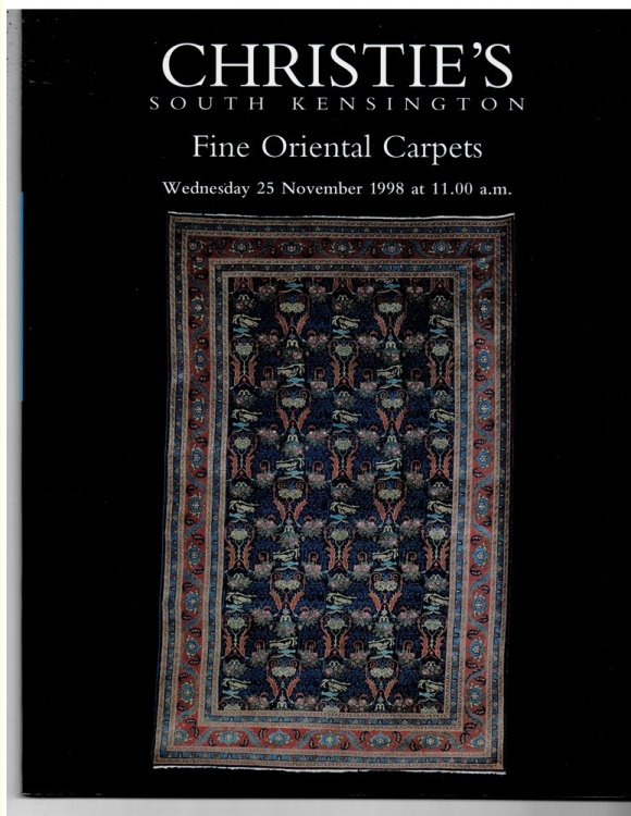 Image for Fine Oriental Carpets. Wednesday 25 November 1998 Fine Oriental Carpets. Wednesday 25 November 1998