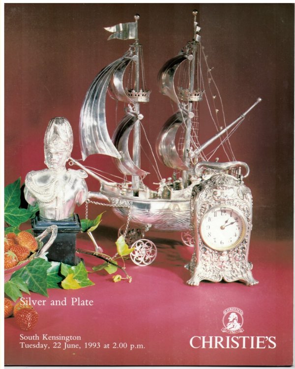 Image for Silver and Plate. South Kensington Tuesday, 22 June 1993 Silver and Plate. South Kensington Tuesday, 22 June 1993