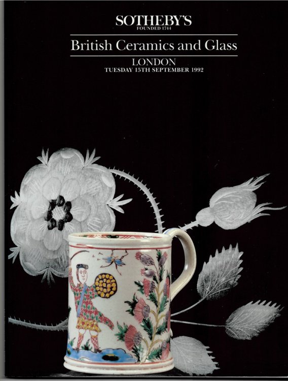 British Ceramics and Glass. London. Tuesday 15th September 1992