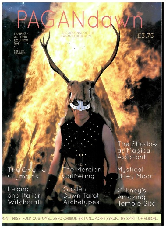 Pagan Dawn: the Journal of the Pagan Federation. Lammas, Autumn Equinox. No. 184