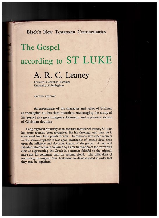 Image for A Commentary on the Gospel According to St. Luke A Commentary on the Gospel According to St. Luke