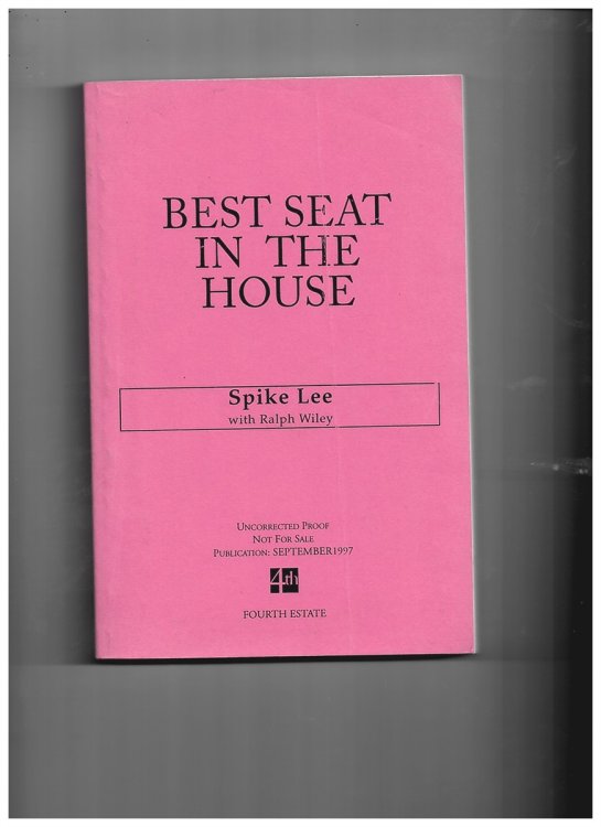 Image for Best Seat in the House - Uncorrected Proof Best Seat in the House - Uncorrected Proof