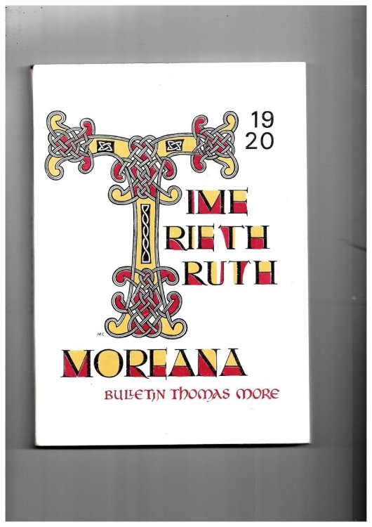 Moreana. Bulletin Thomas More. November 1968. No. 19-20