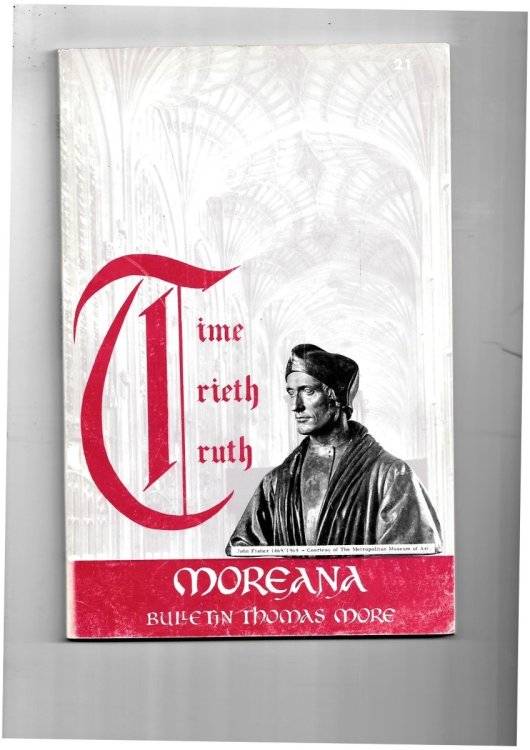 Moreana. Bulletin Thomas More. Fvrier 1969. No. 21