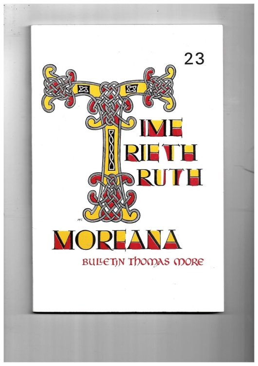 Moreana. Bulletin Thomas More. Aot 1969. No. 23