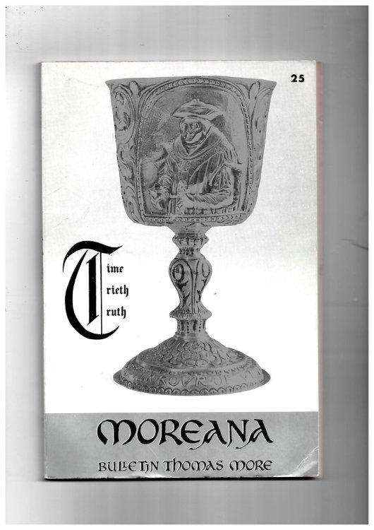 Moreana. Bulletin Thomas More. Fvrier 1970. No. 25