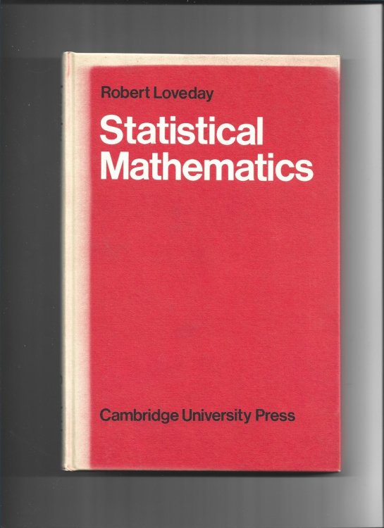 Image for Statistical Maths. a Companion to 'a Second Course in Statistics' Statistical Maths. a Companion to 'a Second Course in Statistics'