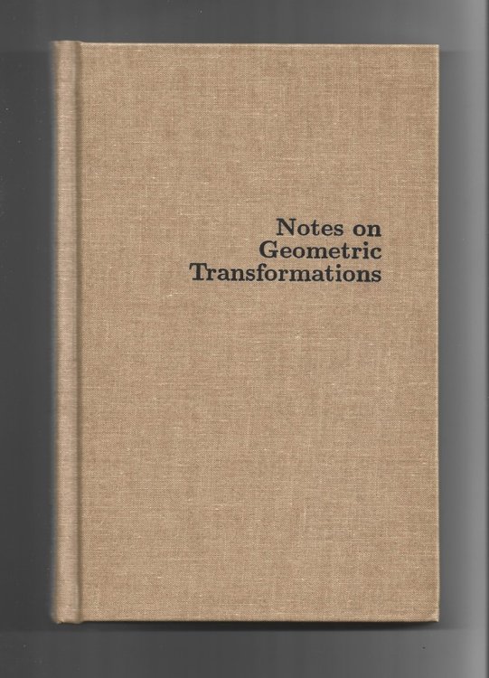 Image for Notes on Geometric Transformations Notes on Geometric Transformations