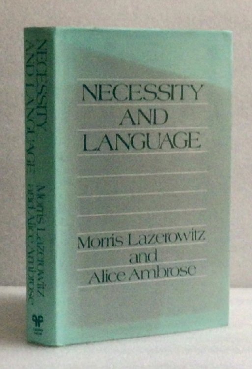 Image for Necessity and Language Necessity and Language