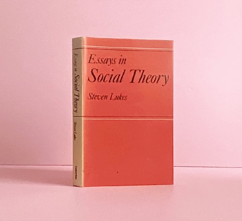 Image for Essays in Social Theory Essays in Social Theory