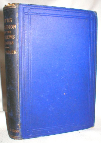 The Epistles of St. Paul to Titus, Philemon, and the Hebrews