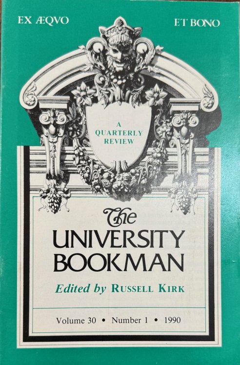 Image for The University Bookman: A Quarterly Review - Volume 30, Number 1 (1990) The University Bookman: A Quarterly Review - Volume 30, Number 1 (1990)