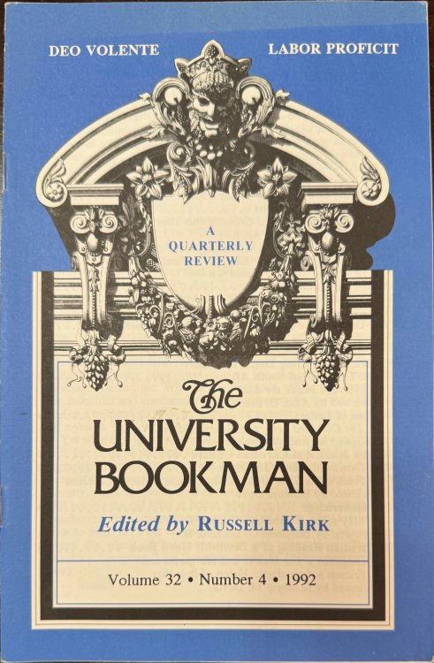 Image for The University Bookman: A Quarterly Review - Volume 32, Number 4 (1992) The University Bookman: A Quarterly Review - Volume 32, Number 4 (1992)