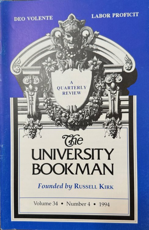Image for The University Bookman: A Quarterly Review - Volume 34, Number 4 (1994) The University Bookman: A Quarterly Review - Volume 34, Number 4 (1994)