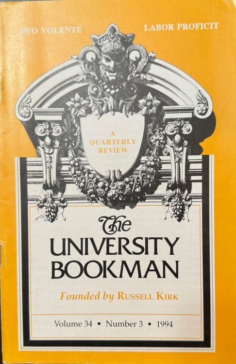 Image for The University Bookman: A Quarterly Review - Volume 34, Number 3 (1994) The University Bookman: A Quarterly Review - Volume 34, Number 3 (1994)