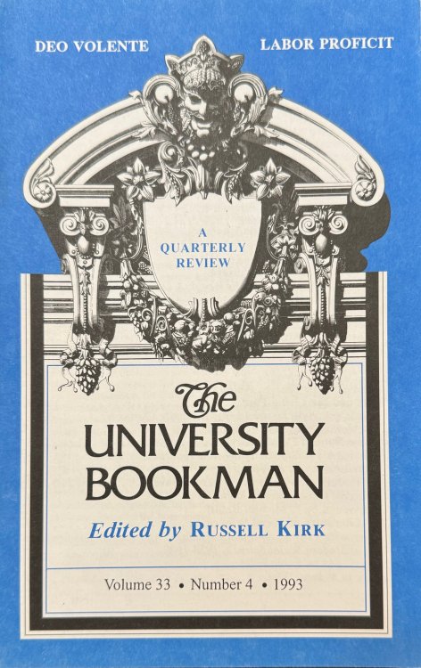Image for The University Bookman: A Quarterly Review - Volume 33, Number 4 (1993) The University Bookman: A Quarterly Review - Volume 33, Number 4 (1993)