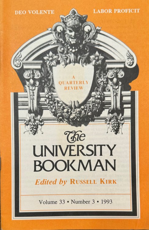 Image for The University Bookman: A Quarterly Review - Volume 33, Number 3 (1993) The University Bookman: A Quarterly Review - Volume 33, Number 3 (1993)