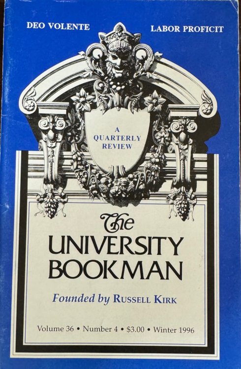 Image for The University Bookman: A Quarterly Review - Volume 36, Number 4 (Winter 1996) The University Bookman: A Quarterly Review - Volume 36, Number 4 (Winter 1996)