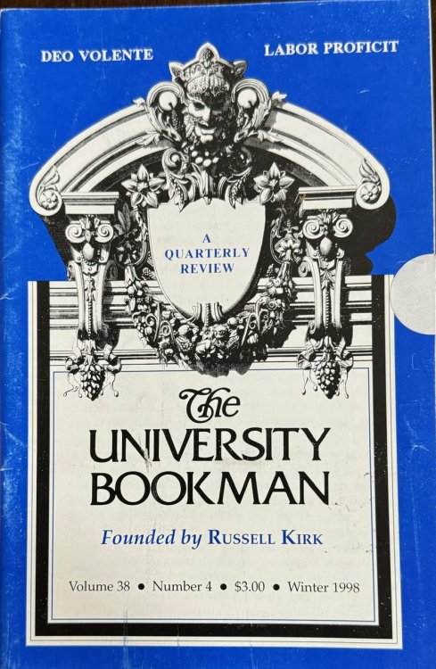 Image for The University Bookman: A Quarterly Review - Volume 38, Number 4 (Winter 1998) The University Bookman: A Quarterly Review - Volume 38, Number 4 (Winter 1998)