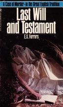 Last Will and Testament