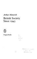 British Society Since 1945