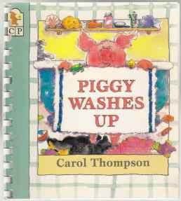Image for Piggy Washes Up With Braille Cover Option Piggy Washes Up With Braille Cover Option