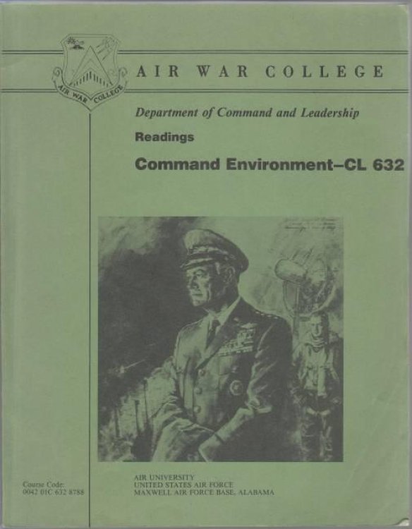 Image for Department of Command and Leadership Command Environment - CL 632 AY 1988-89 Department of Command and Leadership Command Environment - CL 632 AY 1988-89