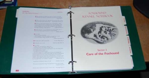 Image for Foxhound Kennel Notebook Third Edition Three Ring Binder Foxhound Kennel Notebook Third Edition Three Ring Binder