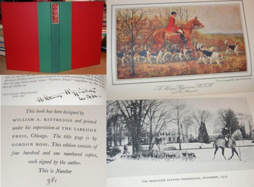 Image for Try Back Being 38 Years of a Huntsman's Reminiscences Signed, Limited, Numbered First Edition Try Back Being 38 Years of a Huntsman's Reminiscences Signed, Limited, Numbered First Edition