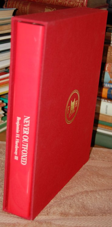 Never Outfoxed: The Hunting Life of Benjamin H. Hardaway III MFH Midland Fox Hounds Slipcased Leatherbound HB/DJ
