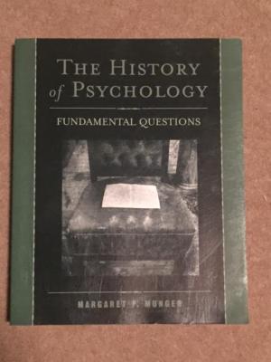 Image for The History of Psychology : Fundamental Questions The History of Psychology : Fundamental Questions