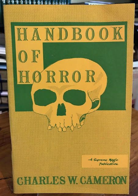 Image for Handbook of Horror Handbook of Horror