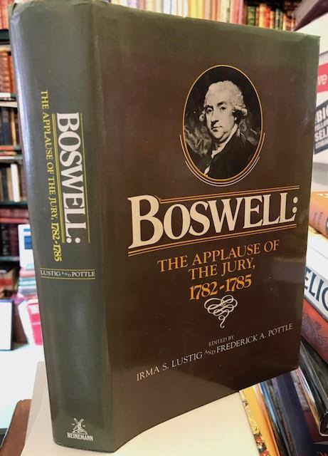 Image for Boswell : The Applause of the Jury, 1782-1785 Boswell : The Applause of the Jury, 1782-1785