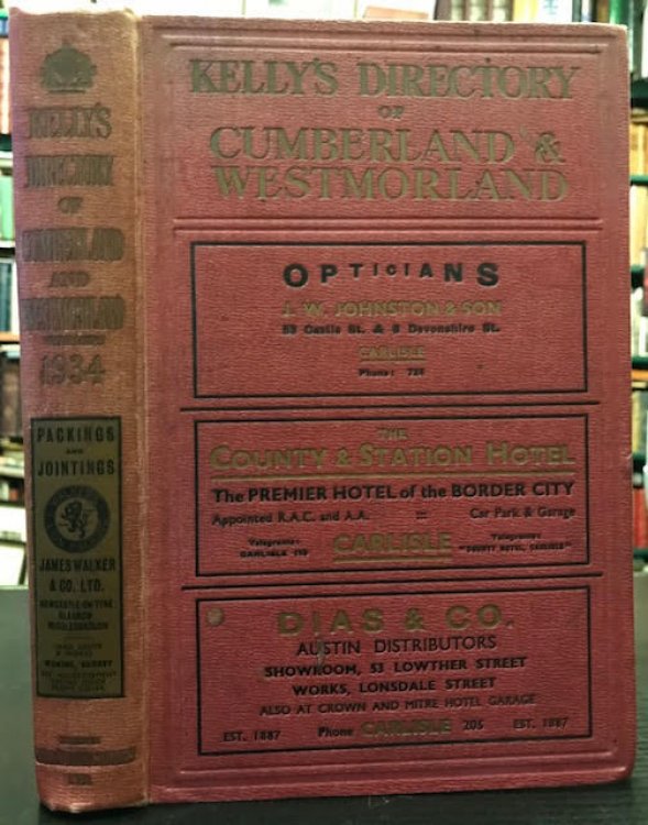 Image for Kelly's Directory of Cumberland and Westmorland 1934 Kelly's Directory of Cumberland and Westmorland 1934
