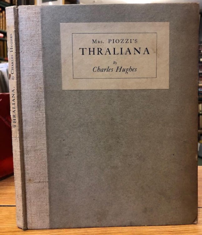 Image for Mrs. Piozzi's Thraliana : With Numerous Extracts Hitherto Unpublished Mrs. Piozzi's Thraliana : With Numerous Extracts Hitherto Unpublished