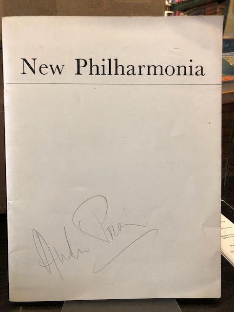 Image for Programme : Franz-Paul Decker, Conductor. Thursday 9 October 1969. Royal Festival Hall, London. Signed by Andre Previn Programme : Franz-Paul Decker, Conductor. Thursday 9 October 1969. Royal Festival Hall, London. Signed by Andre Previn