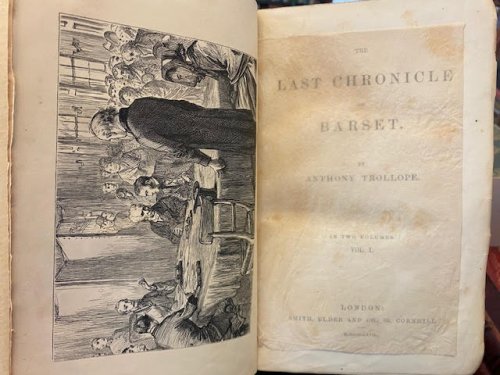 The Last Chronicle of Barset. In two volumes