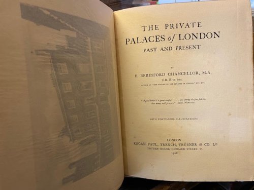 Image for The Private Palaces of London The Private Palaces of London