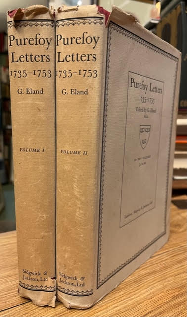 Image for Purefoy Letters 1735-1753 Purefoy Letters 1735-1753