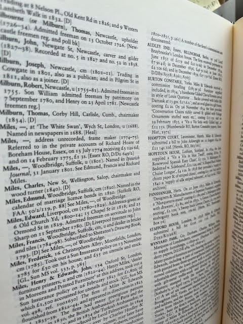 Image for Dictionary of English Furniture Makers 1660-1840 Dictionary of English Furniture Makers 1660-1840