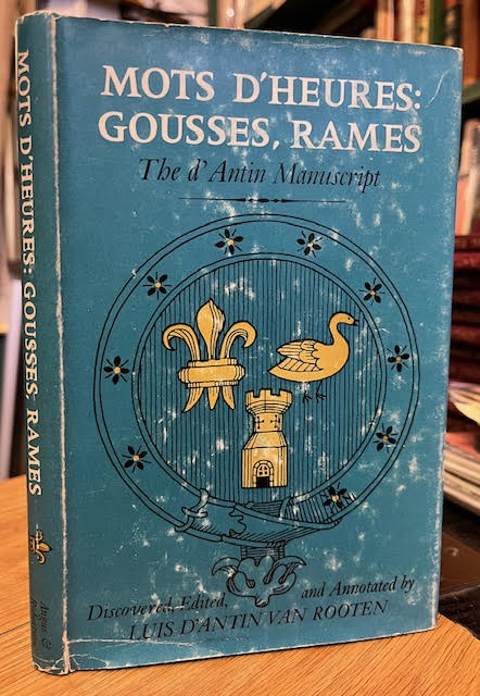 Image for Mots d'Heures: Gousses Rames. The d'Antin Manuscript Mots d'Heures: Gousses Rames. The d'Antin Manuscript