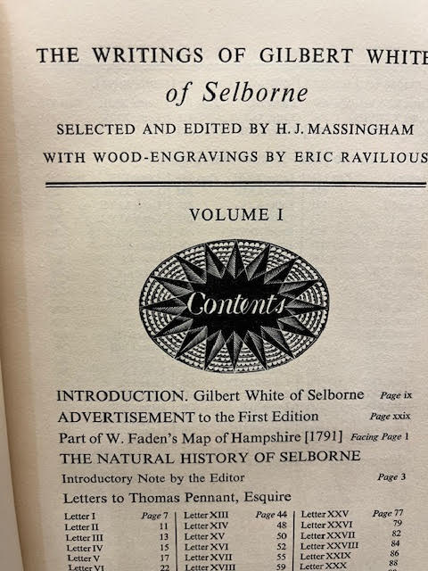 Image for The Writings of Gilbert White of Selborne. In two volumes. The Writings of Gilbert White of Selborne. In two volumes.