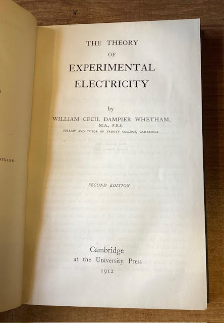 Image for The Theory of Experimental Electricity The Theory of Experimental Electricity