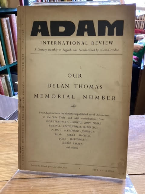 Image for ADAM International Review. No. 238. Twenty-first Year. 1953. Our Dylan Thomas Memorial Number. ADAM International Review. No. 238. Twenty-first Year. 1953. Our Dylan Thomas Memorial Number.
