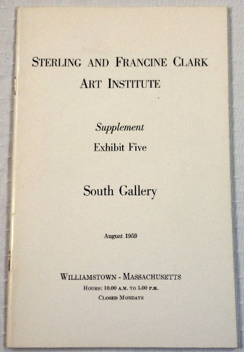 Image for Supplement - Exhibit Five - South Gallery - August 1959 Supplement - Exhibit Five - South Gallery - August 1959