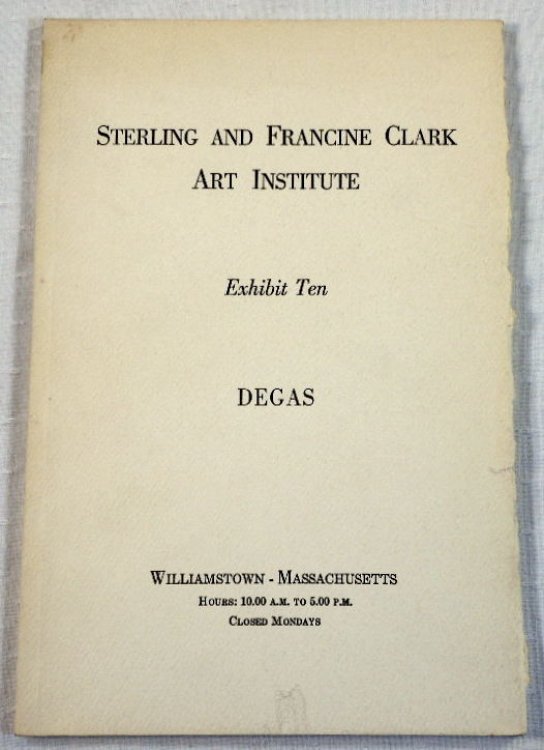 Image for Exhibit Ten (10), Degas. October 3, 1959 Exhibit Ten (10), Degas. October 3, 1959